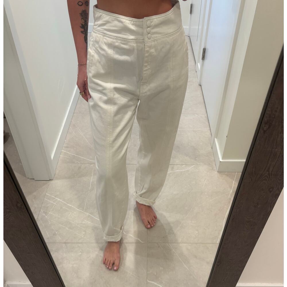 White vintage jeans
